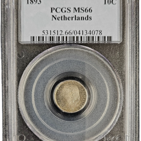 10 cent 1893 MS66 PCGS