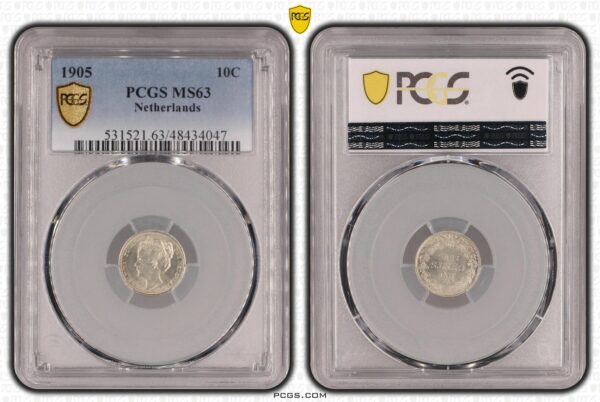 10 cent 1905 MS63 PCGS