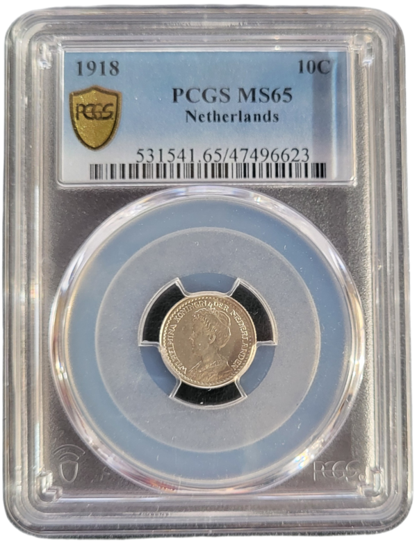 10 cent 1918 MS65 PCGS