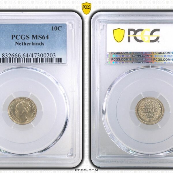 10 cent 1927 MS64 PCGS