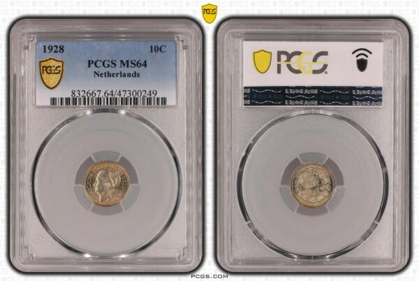 10 cent 1928 MS64 PCGS