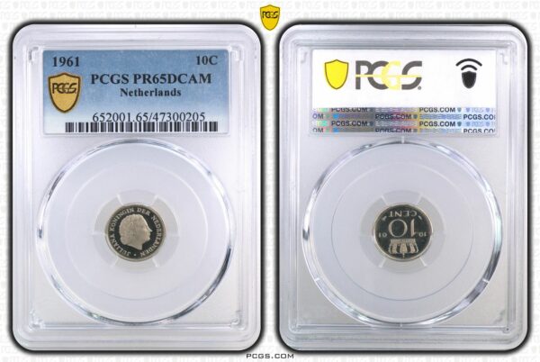 10 cent 1961 Proof PR65 DCAM PCGS