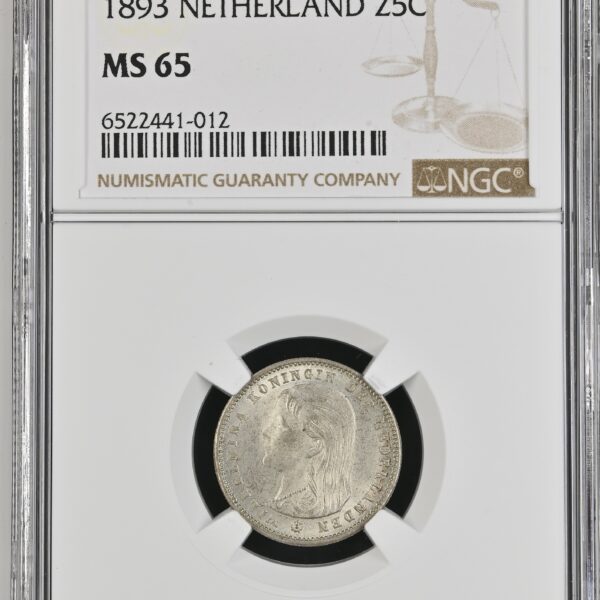 25 cent 1893 MS65 NGC