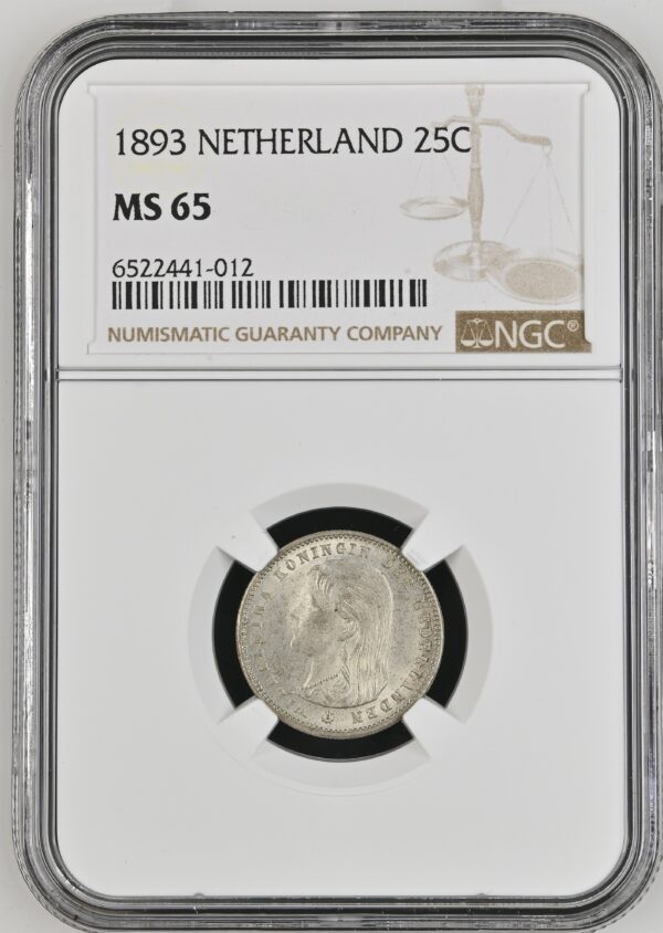 25 cent 1893 MS65 NGC