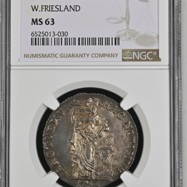 W.Friesland 1 Gulden 1794 MS63 NGC