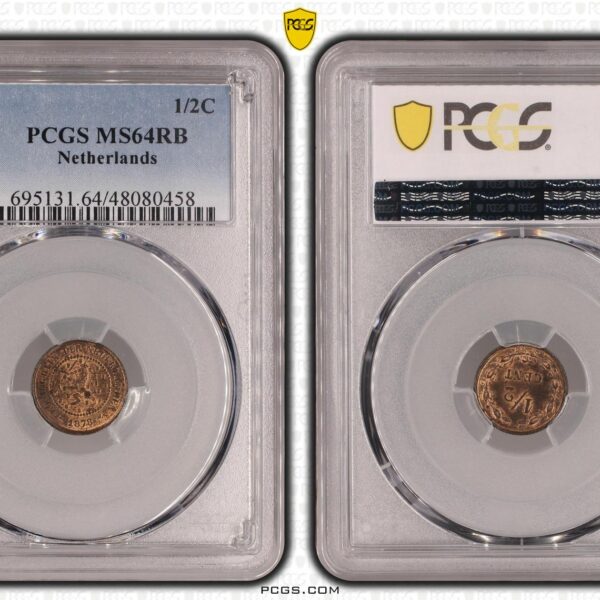 1/2 cent 1878 MS64 RB PCGS