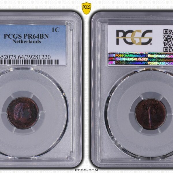 1 cent 1965 Proof PR64 BN Top Pop PCGS