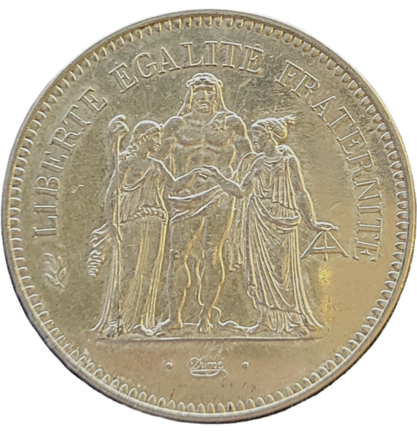 zilveren 50 Franse Franc