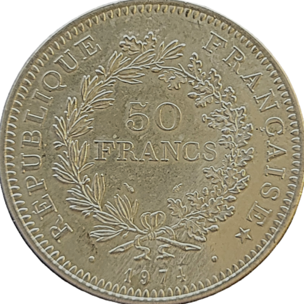 zilveren 50 Franse franc