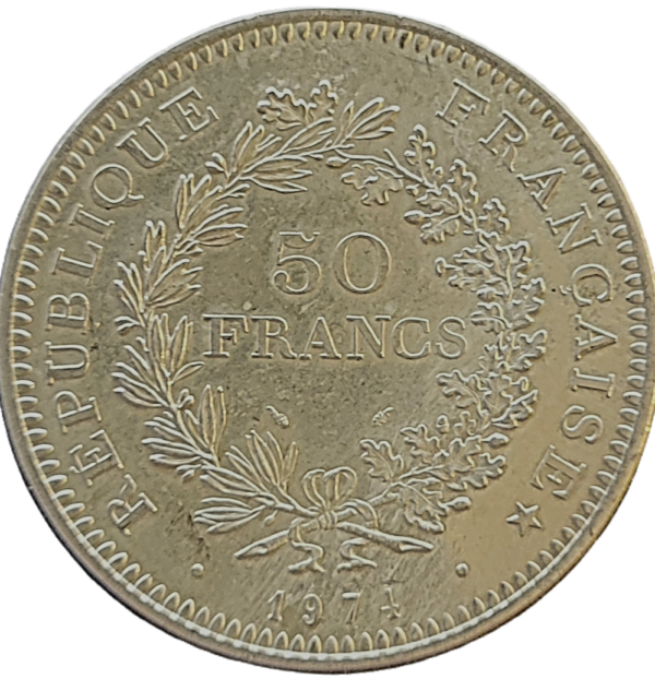 zilveren 50 Franse franc