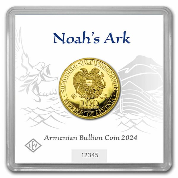 Gouden Noah Ark 1 gram 2024