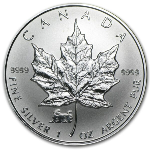 Canadian Maple Leaf Privy mark Zodiac 1 oz