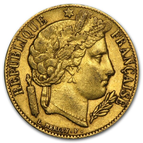 gouden 20 franc ceres
