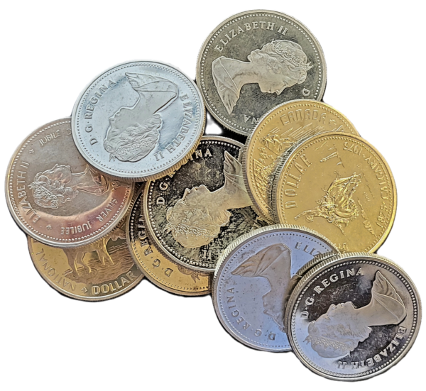 zilveren 1 dollar 1971-1991 Canada