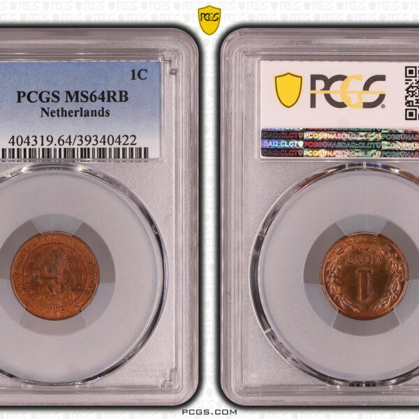 1 Cent 1899 MS64 RB PCGS