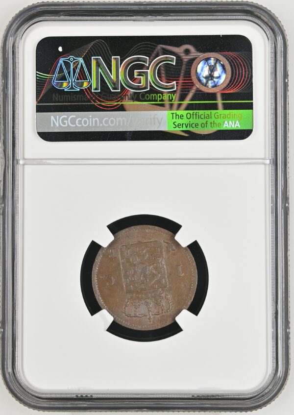 1 cent 1822 Brussel MS64 BN NGC Top Pop