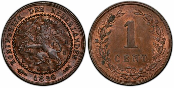 1 cent 1896 MS65 BN PCGS