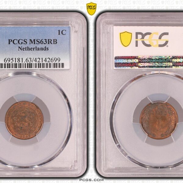 1 cent 1907 MS63 RB PCGS