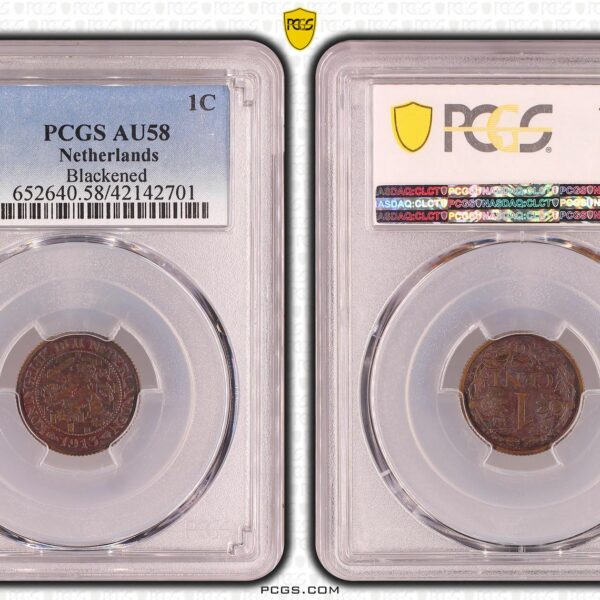 1 cent 1913 AU58 Blackened PCGS