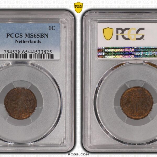 1 cent 1913 MS65 BN Ongezwart PCGS