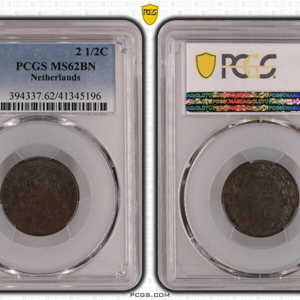 2 1/2 cent 1906 MS62bn PCGS