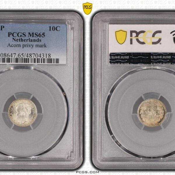10 cent 1944 EP MS65 PCGS