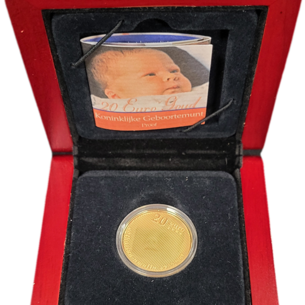 20 euro 2004 proof Geboortemunt prinses Amalia