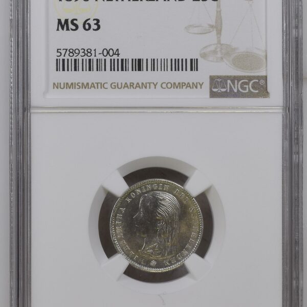 25 cent 1896 MS63 NGC