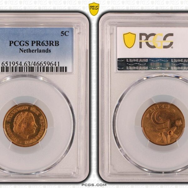 5 cent 1966 Proof PR63RB PCGS