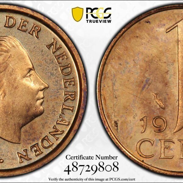 1 cent 1969 vis proof pr64 rb L.S. Beuth coll. PCGS