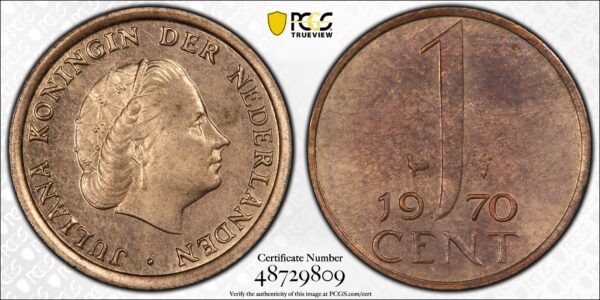 1 cent 1970 proof pr63 rb L.S. Beuth coll. PCGS