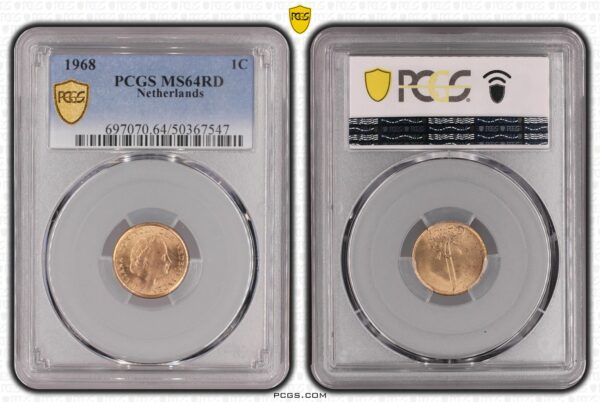 1 cent 1968 MS64 RD PCGS