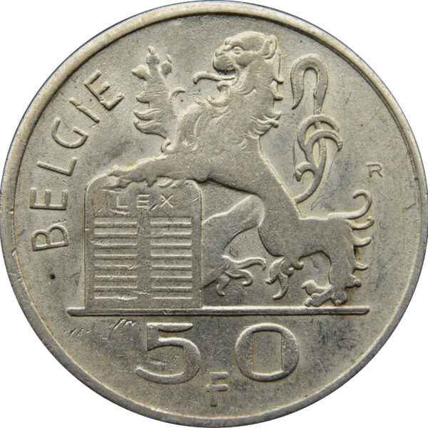 zilveren 50 belgische franc