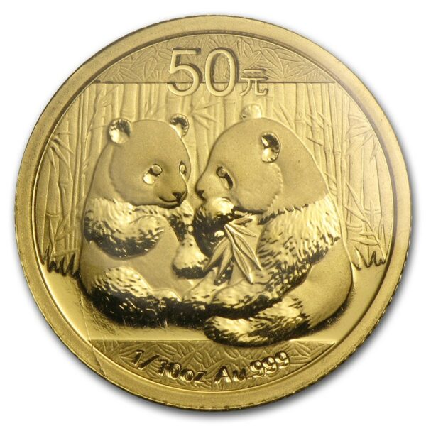 Gouden Chinese Panda 1/10 oz 2009