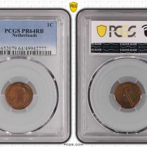 1 cent 1958 Proof PR64 rb PCGS