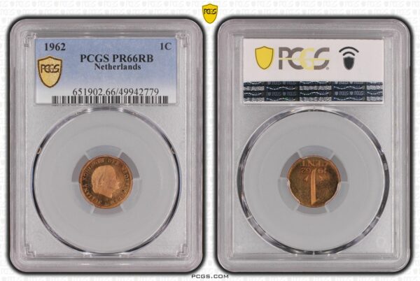 1 cent 1962 Proof PR66 rb PCGS Top Pop