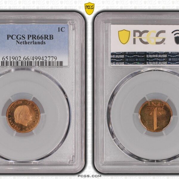 1 cent 1962 Proof PR66 rb PCGS Top Pop