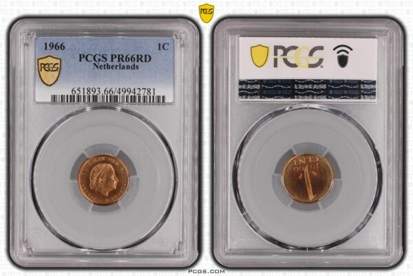 1 cent 1966 Proof PR66 Red PCGS Top Pop