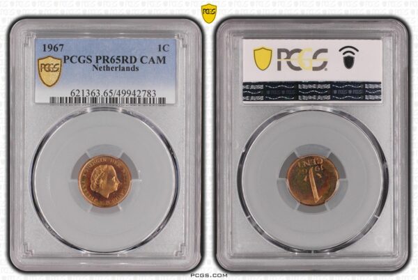 1 cent 1967 Proof PR65RD CAM PCGS Top Pop