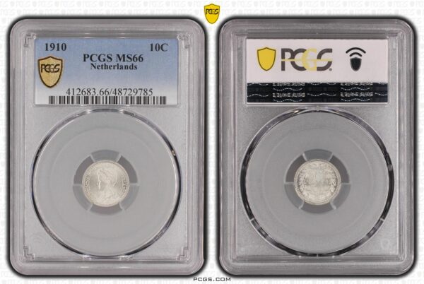 10 cent 1910 MS66 PCGS