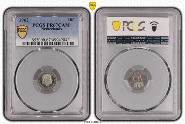 10 cent 1962 Proof PR67 CAM PCGS