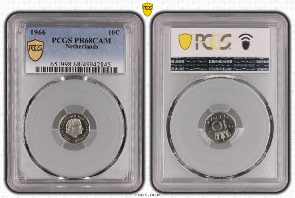 10 cent 1966 Proof PR68 CAM PCGS