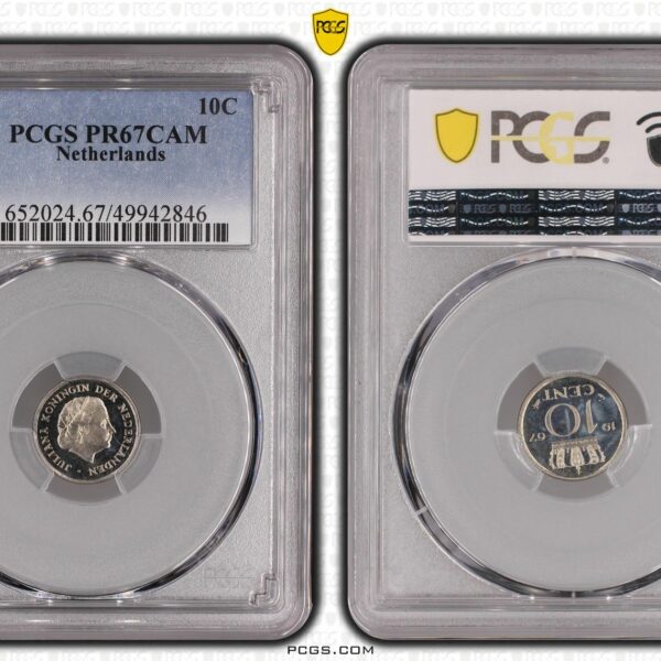 10 cent 1967 Proof PR67 CAM PCGS