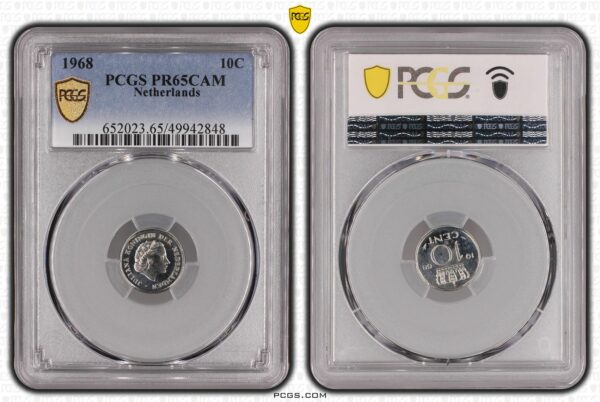 10 cent 1968 Proof PR65 CAM PCGS