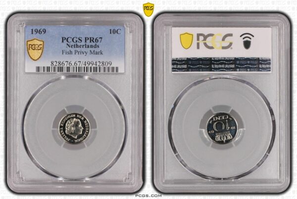 10 cent 1969 vis Proof PR67 PCGS