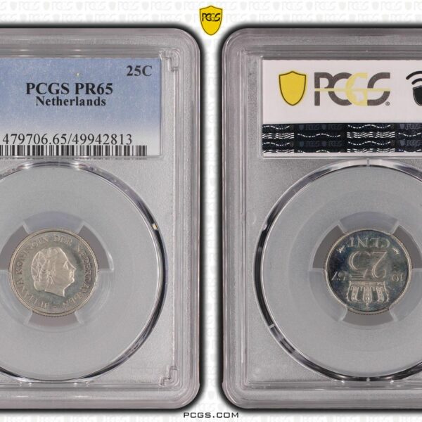 25 cent 1957 Proof PCGS PR65