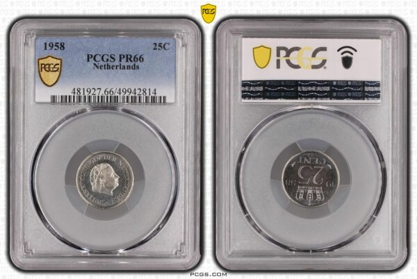 25 cent 1958 Proof PCGS PR66