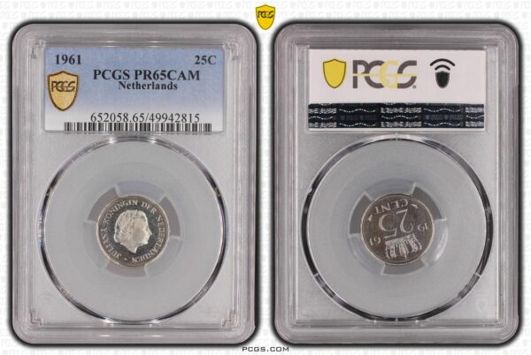 25 cent 1961 Proof PCGS PR65 Cam