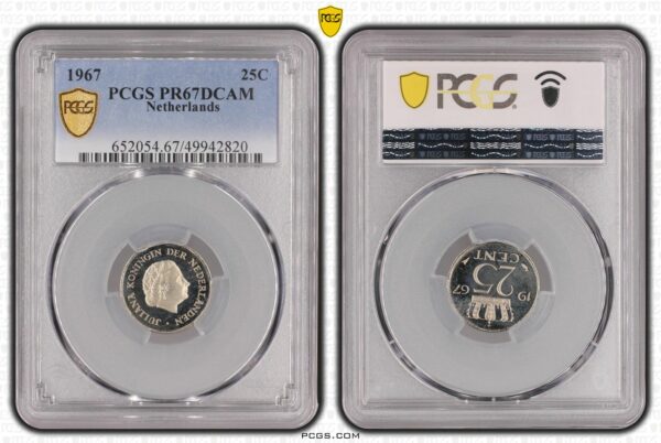 25 cent 1967 Proof PCGS PR67DCAM