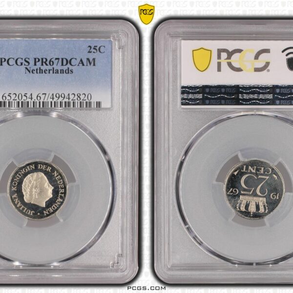 25 cent 1967 Proof PCGS PR67DCAM